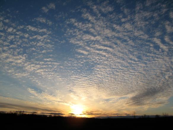 Sunset over the Helderbergs
