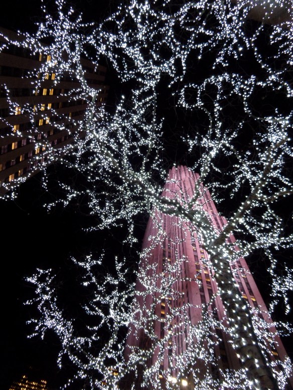 Christmas lights in New York City, 2014